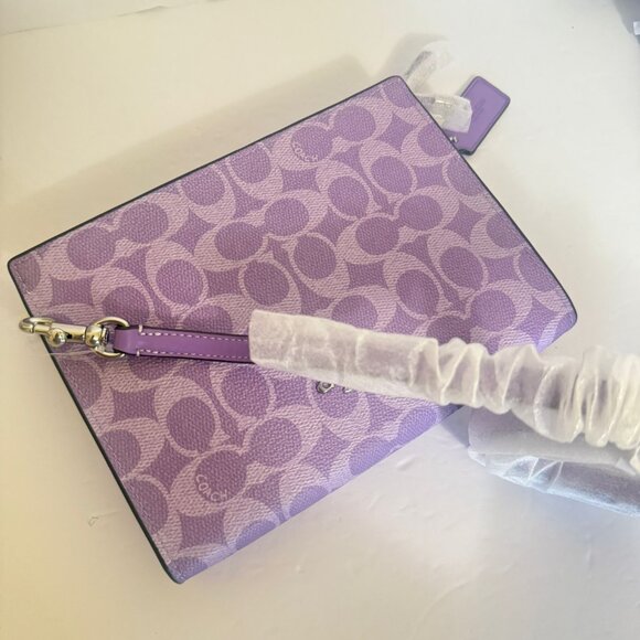 coach Slim Crossbody Bag In Signature Canvas cbm46 - Picture 6 of 8